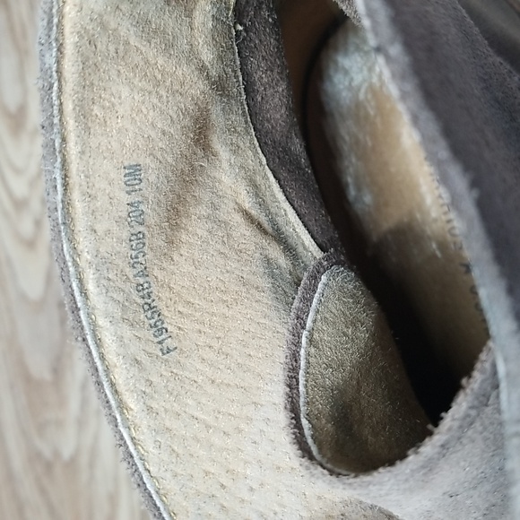 John Varvatos Suede Leather Mens Grey Distressed Lace Ankle Chukka Boots Zipper - Picture 11 of 13